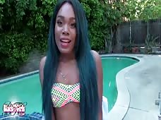Aurora Jade Stunning Black Shemale Teen